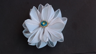 DIY : How to Make Satin Ribbon Flower In Creative Arts By Srujana TV