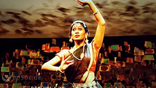 Beautiful Indian Woman Dancing A Dance of India