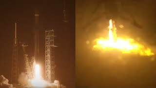 SpaceX Starlink 118 launch and Falcon 9 first stage landing, 30 October 2023
