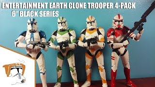 Clone Troopers of Order 66: Entertainment Earth Exclusive Hasbro Star Wars 6" Black Series