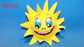 DIY Магнит Солнышко из Фоамирана Своими Руками Fofucha Sun