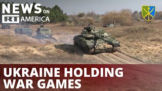 Ukraine holding war games on Russian border