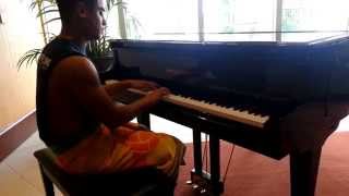 Brandon playing piano 4 20 2014