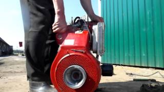 Дизельный мотор для мини-трактора МД-10. Diesel-Motor für den Mini-Traktor MD-10.
