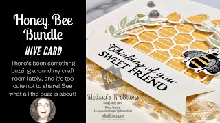 Honey Bee Bundle Hive Card with MKre8tions | Stampin' Up!®️