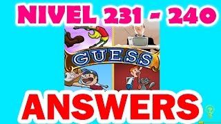 Illustration Guess - Pics Quiz Level 231 - 240 - All Answers - Walkthrough