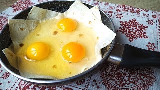 НЕРЕАЛЬНАЯ Вкуснятина на Завтрак, Перекус ИЗ ЛАВАША, яиц, творога и яблок!!!