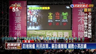 蔡英文高雄競總成立 最強鐵三角拚國會過半－民視新聞