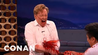 Conan Takes A Samurai Sword To The Gut
