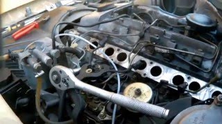 Замена свечей накала MERCEDES 124 OM604.910