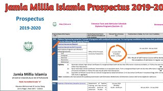 Jamia Millia Islamia University all course apply form 2019-20