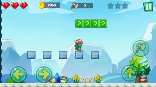 Jungle Adventures: Super World - Ice Field Level 13... Gameplay (Free Game On Android)