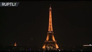Eiffel Tower goes dark honoring Sri Lanka attacks victims
