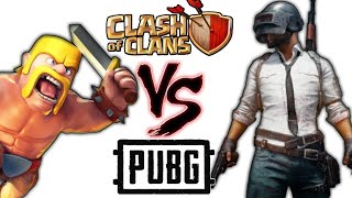 COC VS PUBG # CLASH OF CLANS VS PLAYERS UNKNOWNS BATTLEGROUNDS # INDIA