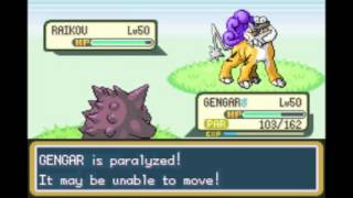 Pokemon FireRed/LeafGreen The Legendary Beasts: Raikou without Master Ball (1/2)