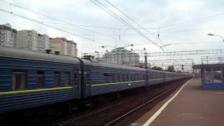 ЧС7-071 с поездом Хмельницкий- Киев- Москва (Очаково)