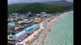 п. Новомихайловский. Первый  день на море. Раннее утро.