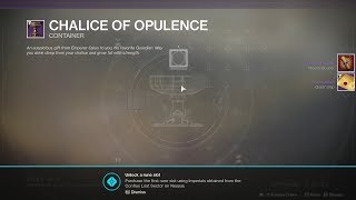 Unlock a Rune Slot Destiny 2 Chalice of Opulence