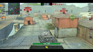 WoT blitz. Эпичный бой на Löwe