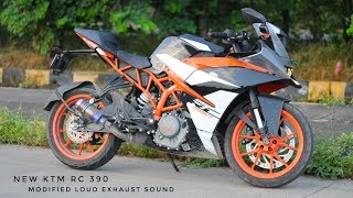 New KTM RC 390 Modified Loud Exhaust Sound || Modification ||:-