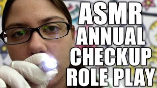 ASMR Annual Physical Role Play - Soft Spoken Medical Checkup Roleplay - Doctor's Appointment RP