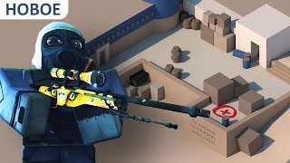 КС:ГО В Roblox ??? ► Roblox (режим CB:RO)