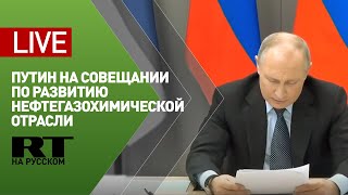 Путин на совещании по стратегическому развитию нефтегазохимической отрасли