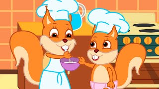 Famille d'Écureuil - Expérience De Chef Animé 2023 en Français