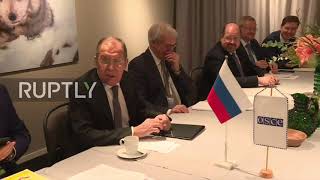 Accidental ice breaker as lights go out in Lavrov, OSCE Sec-Gen meeting