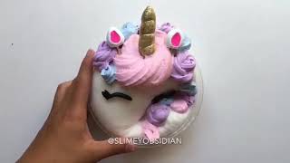 Unicorn iceberg slime