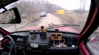Электро ОКА (электромобиль) выезд №23 09.04.16  electric car VAZ OKA 1111 09.04.16