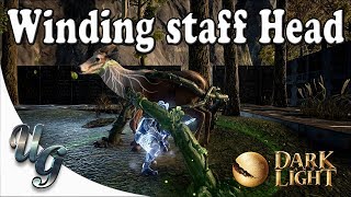 Dark and light - Winding staff Head