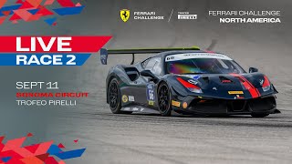 Ferrari Challenge North America Trofeo Pirelli - Sonoma Circuit, Race 2