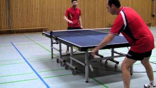Tischtennis Tibhar Grass D.TecS OX Block auf spinnige VH-Topspins
