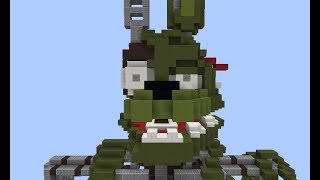 Minecraft FNAF Statue | Ignited Springtrap (Failz's 2nd Version)