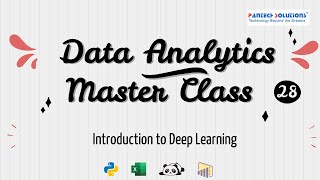 Introduction to Deep Learning | Data Analytics Master Class Day-28