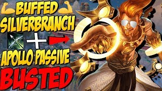NEW SILVERBRANCH + APOLLO PASSIVE IS BUSTED AF! - GrandMasters Ranked Duel - SMITE