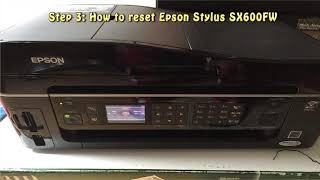 Reset Epson Stylus SX600FW Waste Ink Pad Counter