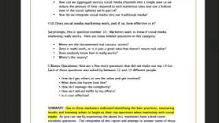 Social Media Marketing Industry Report