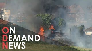 London in Flames: Capital Outskirts ABLAZE on Hottest EVER Day