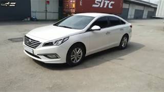 Hyundai Sonata из Кореи на газу или на газе? Блондинка и брюнетка