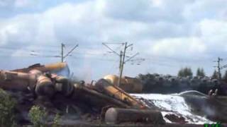 Ж.д катастрофа, Костромская обл., п.Якшанга 26-05-2011