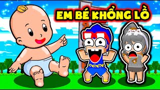 PHONG CẬN HOẢNG SỢ VÌ PHÁT HIỆN EM BÉ KHỔNG LỒ SIÊU SAIYAN QUẬY PHÁ TRONG LÀNG HERO TEAM MINI WORLD