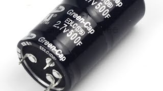 Сколько в Ионисторе ёмкости, ватт часа, Wh How to calculate supercapacitor capacitance
