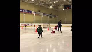 СКА-Стрельна 2012. Тренировка на большом льду.