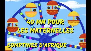 Comptines Africaines de maternelles - 40min de Chansons d'Afrique pour les petits (avec paroles)