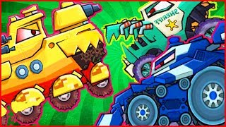 СРАЖЕНИЕ СО ВСЕМИ БОССАМИ car eats car 3  хищные машинки от Фаника. для детей.