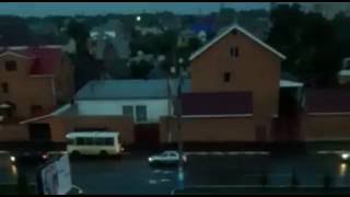 Авто беспредел в вечернем Петропавловске