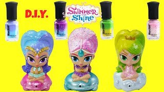 NICKELODEON SHIMMER & SHINE Color Changing NAIL POLISH DIY
