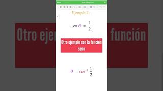 ???? Encontrar el valor del ángulo (theta) | Despeje con funciones trigonométricas inversas #shorts